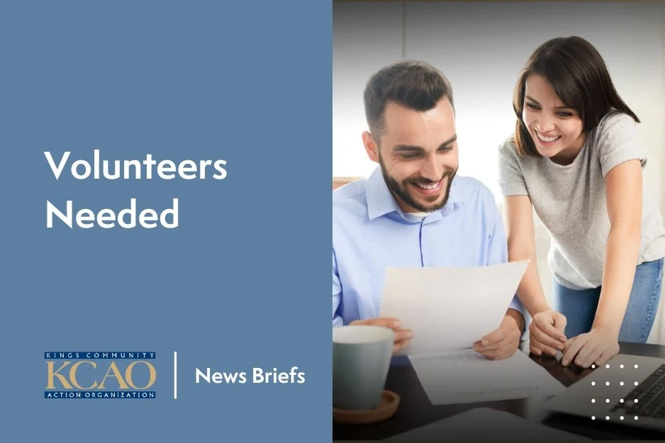 KCAO News Briefs: Volunteers Needed