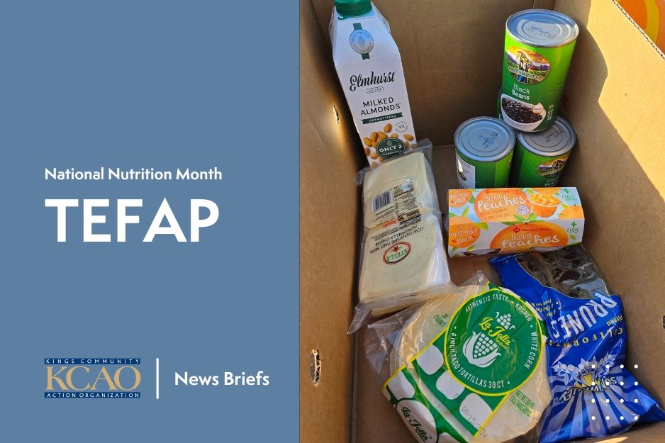 National Nutrition Month: TEFAP