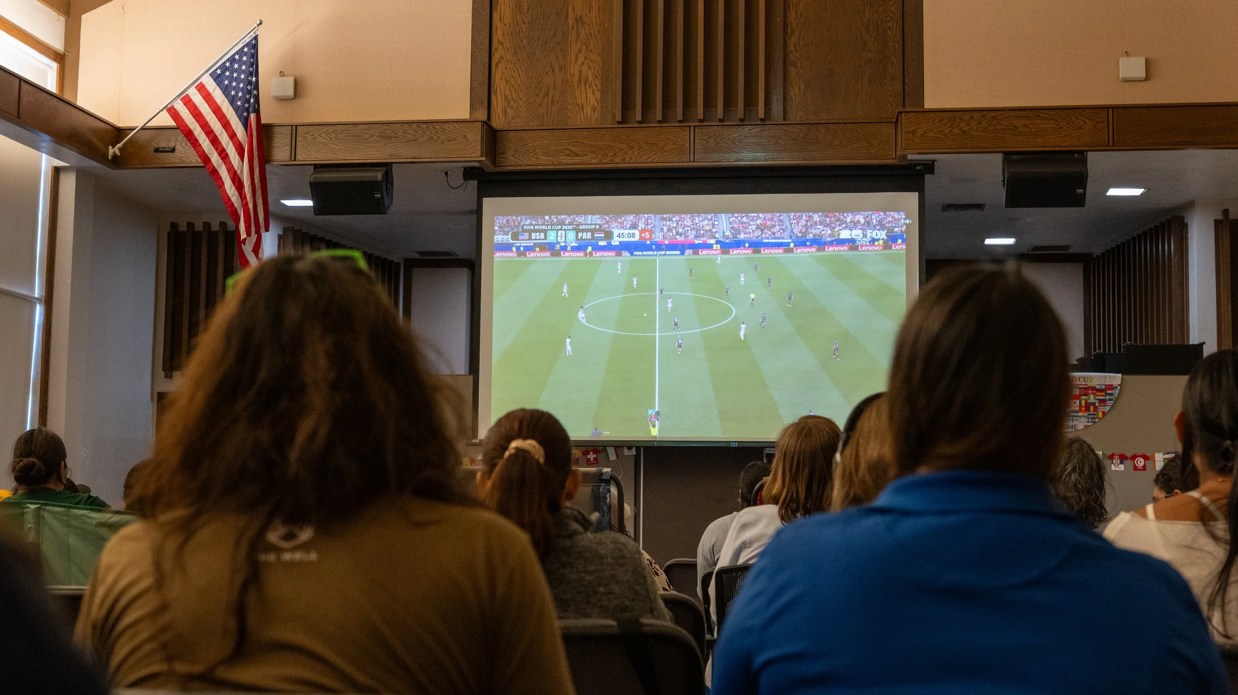 KCAO Hosts World Cup Watch Party for Employees and Head Start Families