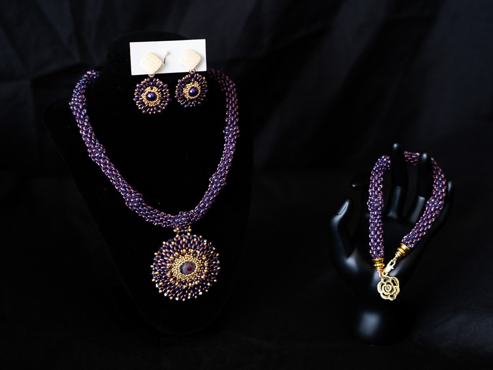 Art for a Change 117 - Necklace, earrings and bracelet set - Nova by Mi Estilo Cutin