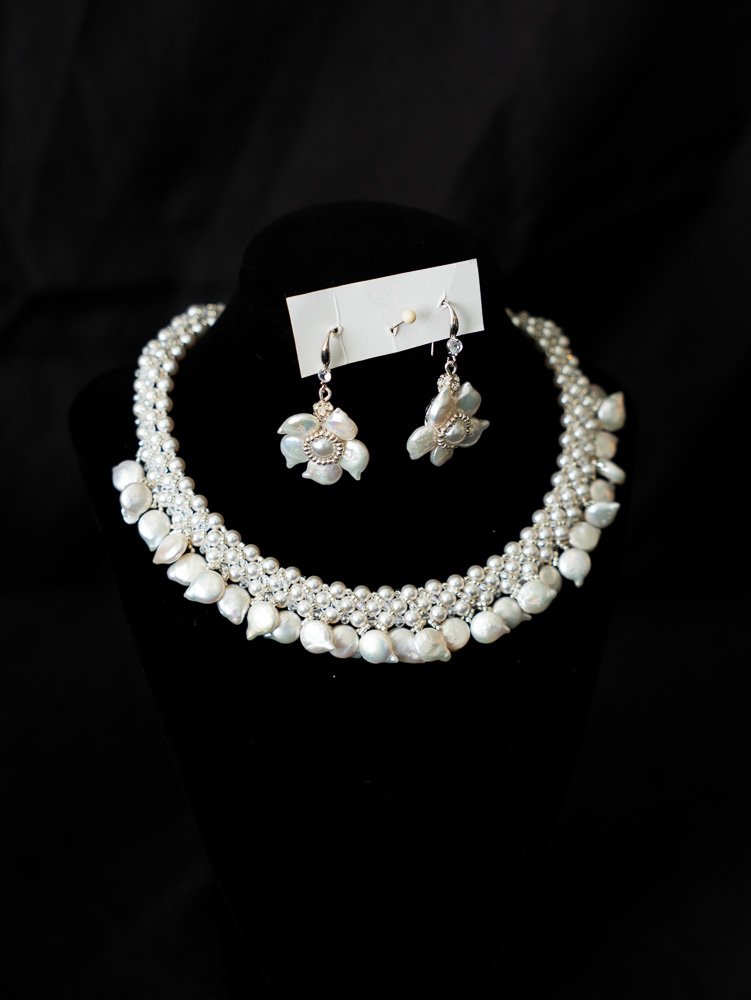 Art for a Change 115 - Necklace and earring set - Opulence by Mi Estilo Cutin