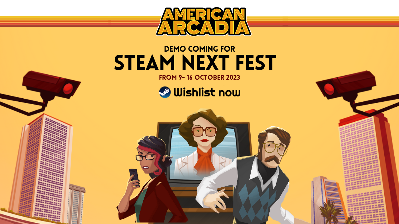 American Arcadia’s first public demo will be at The Steam Next Fest!