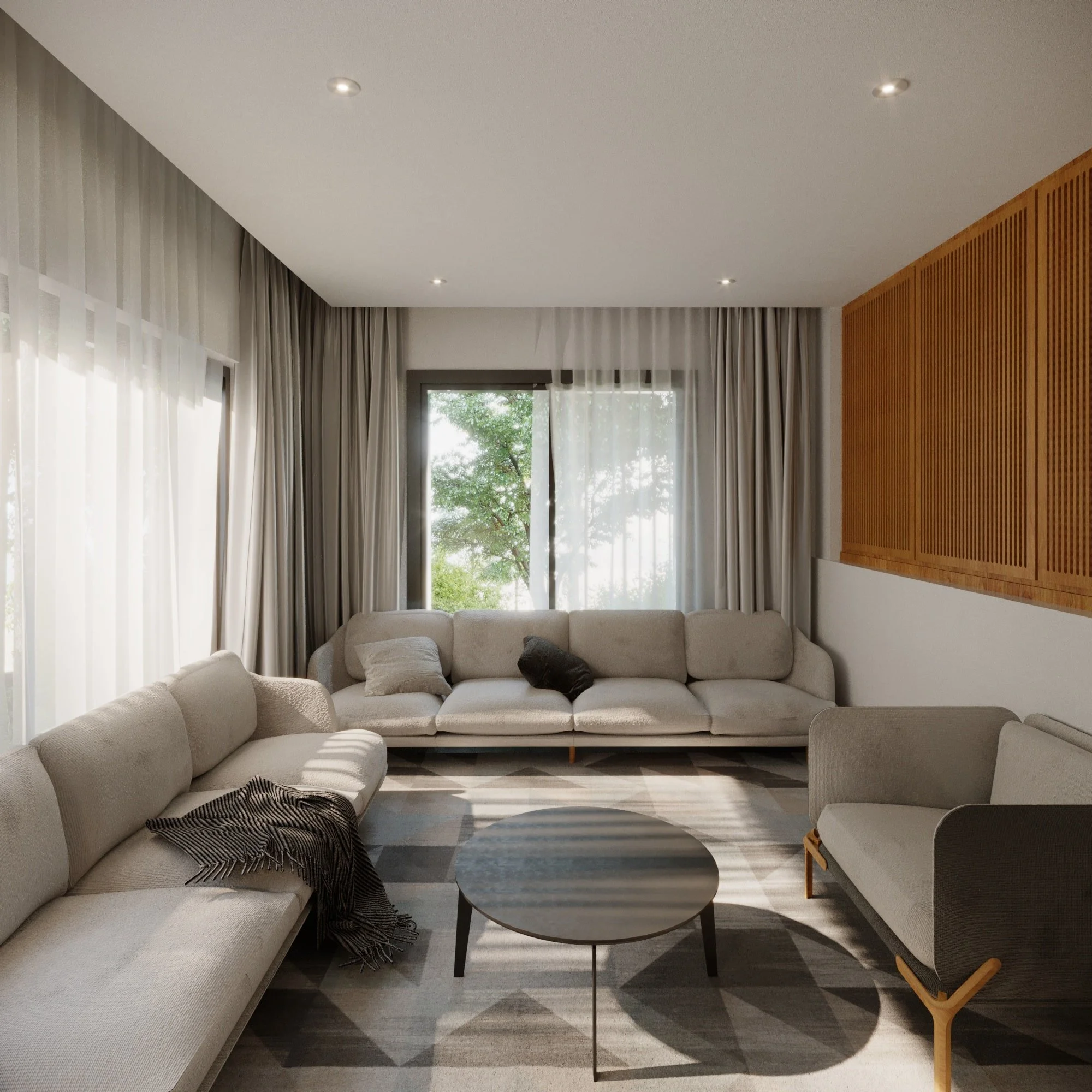 Family Living on First Floor