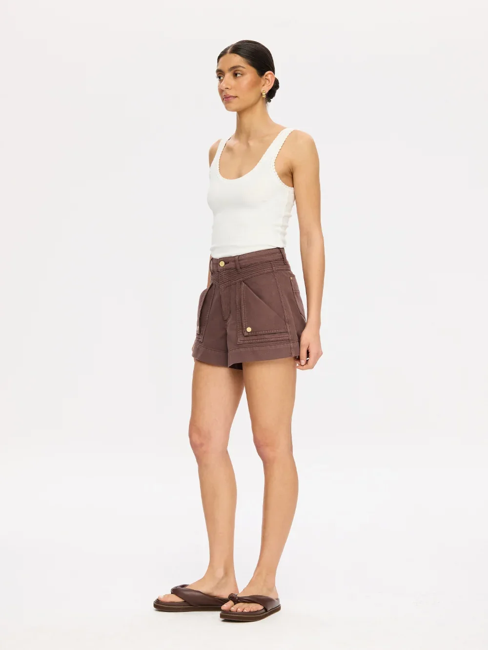 M212CHO-Celene-Denim-Shorts-Chocolate-02.webp