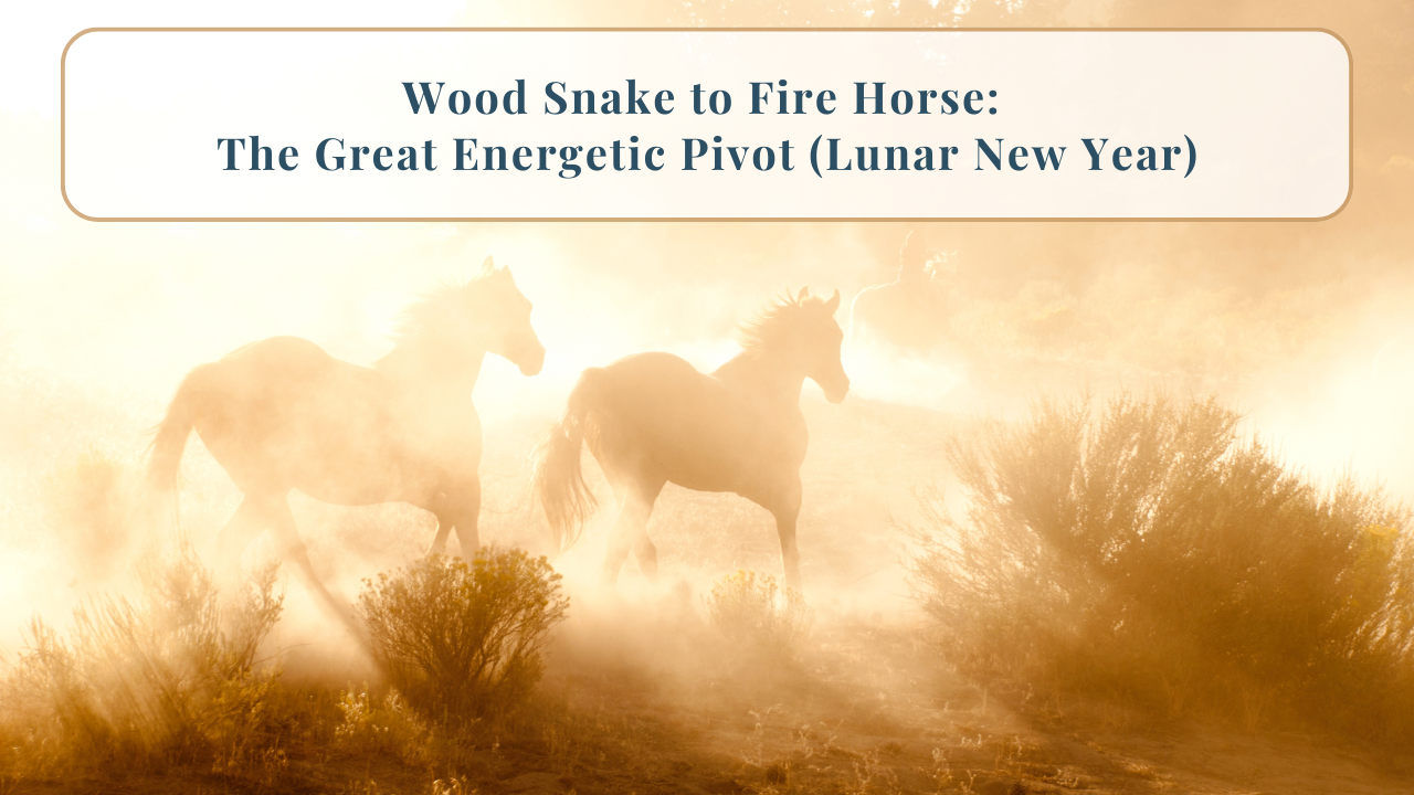 302. Wood Snake to Fire Horse: The Great Energetic Pivot (Lunar New Year)