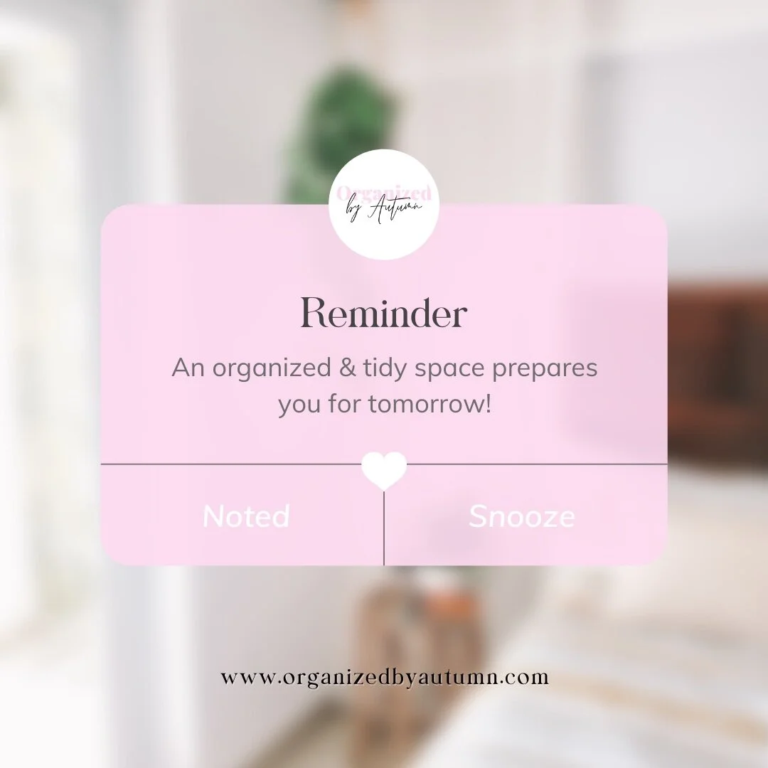 Getting organized for the week is key to a successful, but busy week! Whether you take time on Sunday or Monday morning some key things you can do to prepare for the week are:

1. Plan &amp; Schedule all engagments and goals
2. Tidy &amp; Organize yo