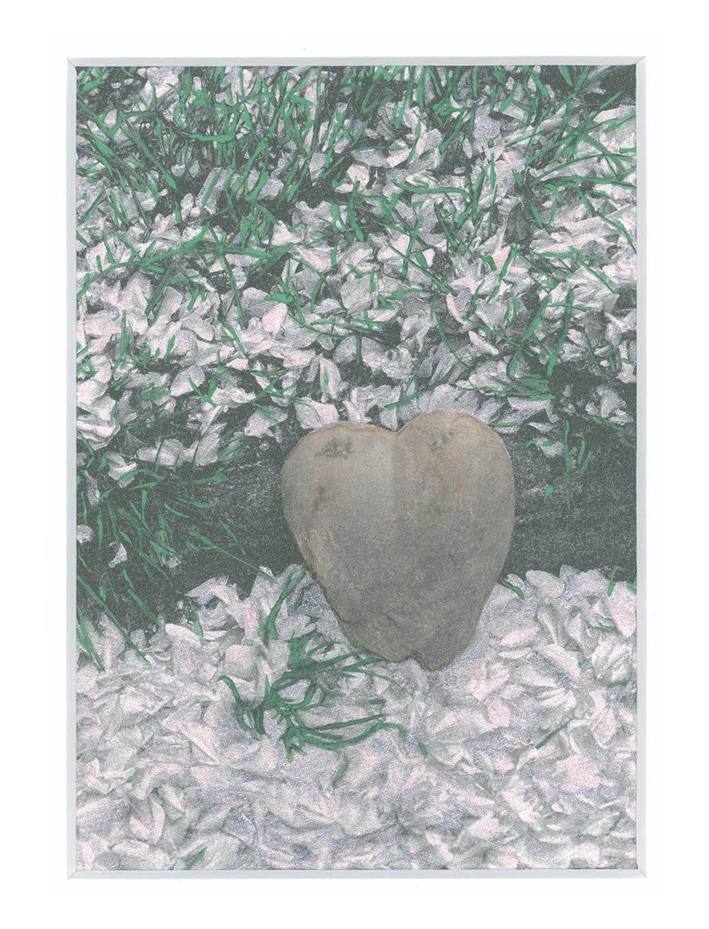 Viva Varda ! (pomme de terre amoureuse), pris de vue appareil photo argentique, papier aquarelle peint a la main, unique 