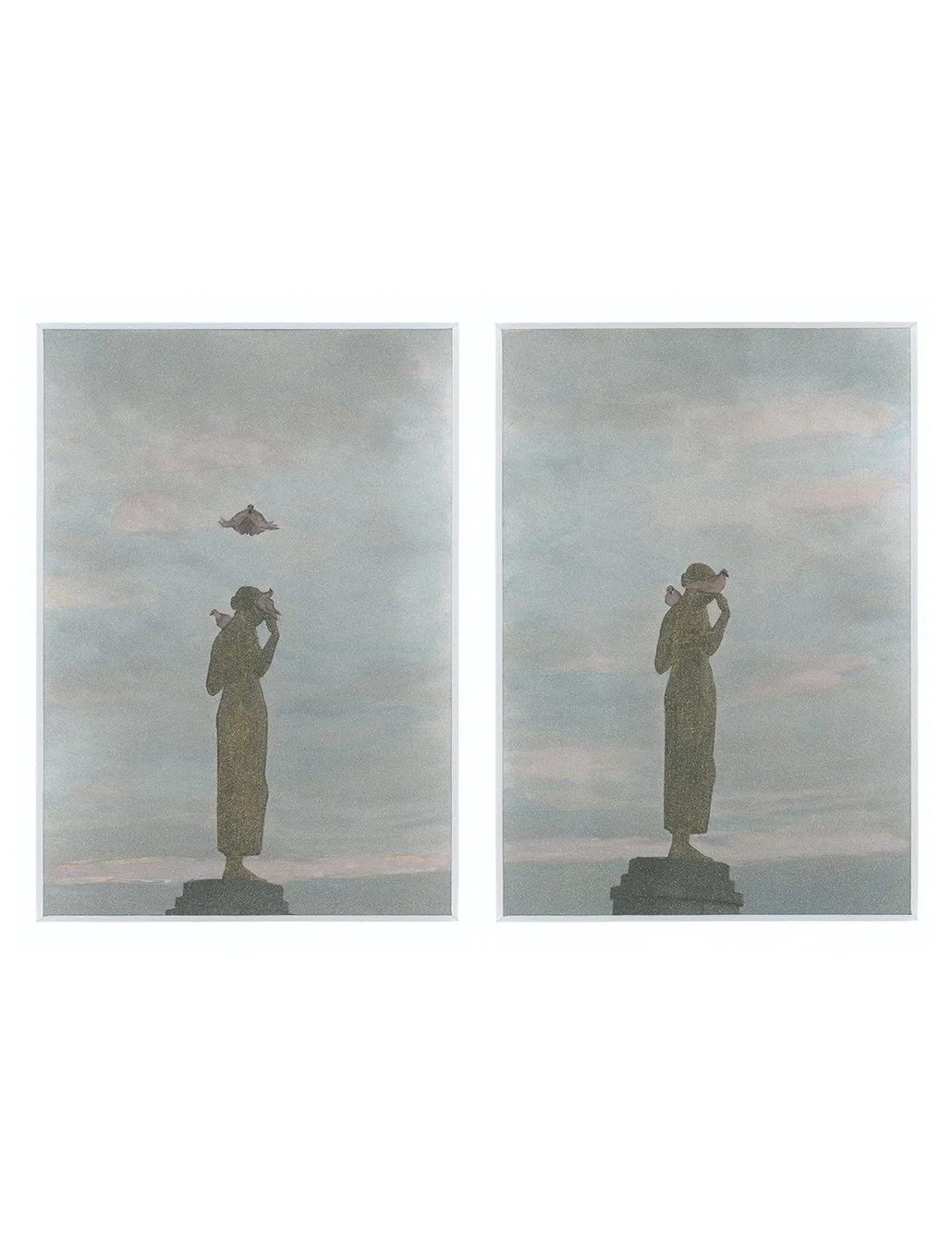 Le Cœur de Paris, Trocadéro, pris de vue appareil photo argentique, papier aquarelle peint a la main, unique 