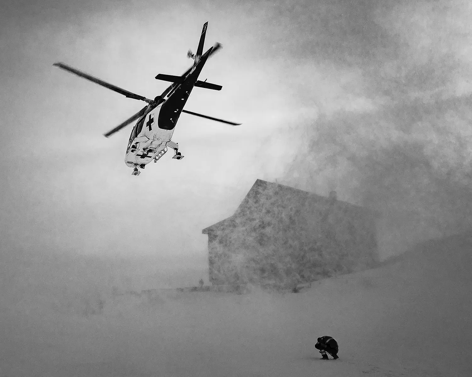 reportage from rescue in high tatras by helicopter Agosta from Air Transport Europe