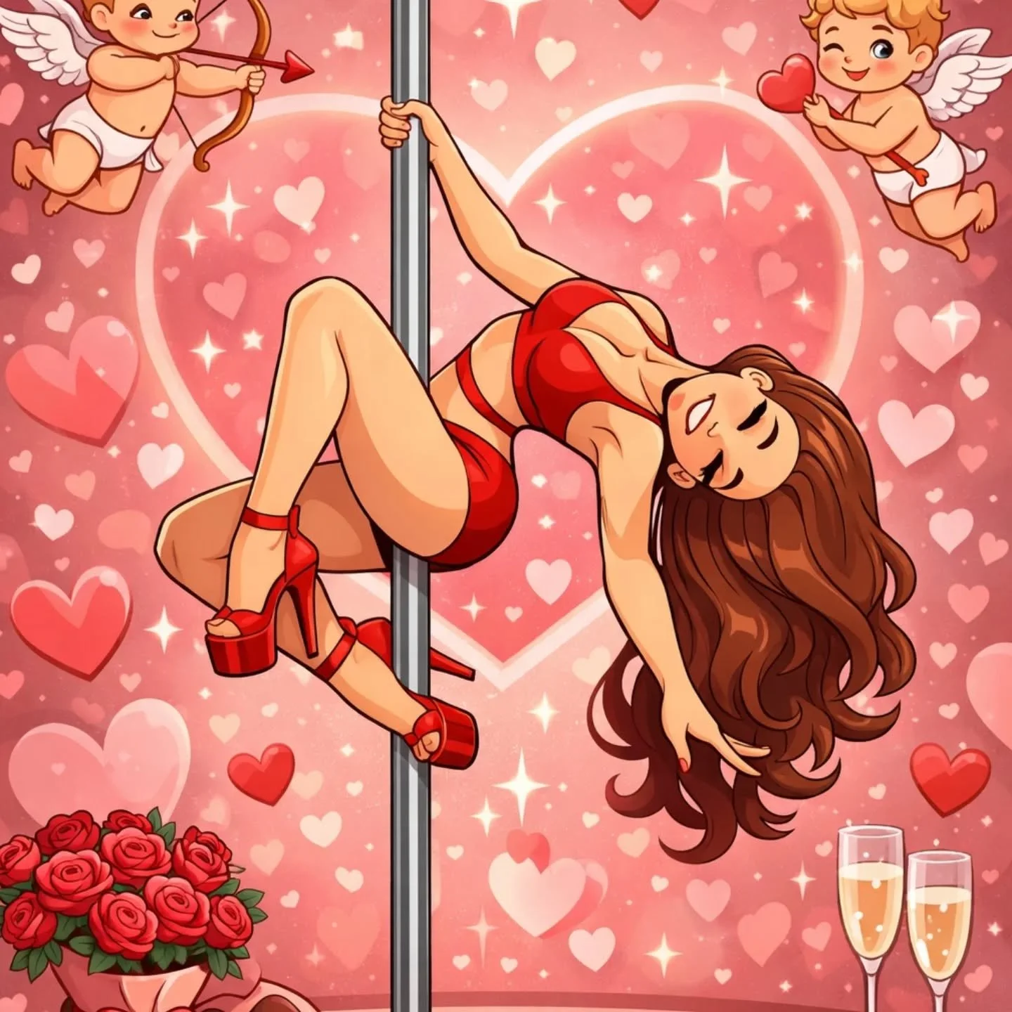 Roses are red, heels are high&hellip;
Meet us at the studio and let your confidence fly. 💃🌹#valentinesday