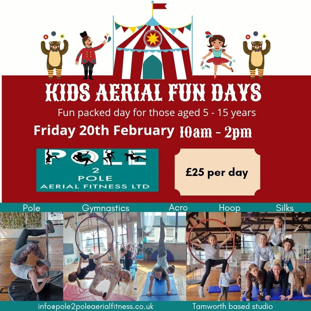 🎪✨ Kids Aerial Fun Days are here! ✨🎪
Looking for an exciting half term treat? Our Kids Aerial Fun Day is packed with movement, creativity and circus style fun for ages 5&ndash;15 years 🤸&zwj;♀️🎉
📅 Friday 20th February
⏰ 10am &ndash; 2pm
📍 Tamwo