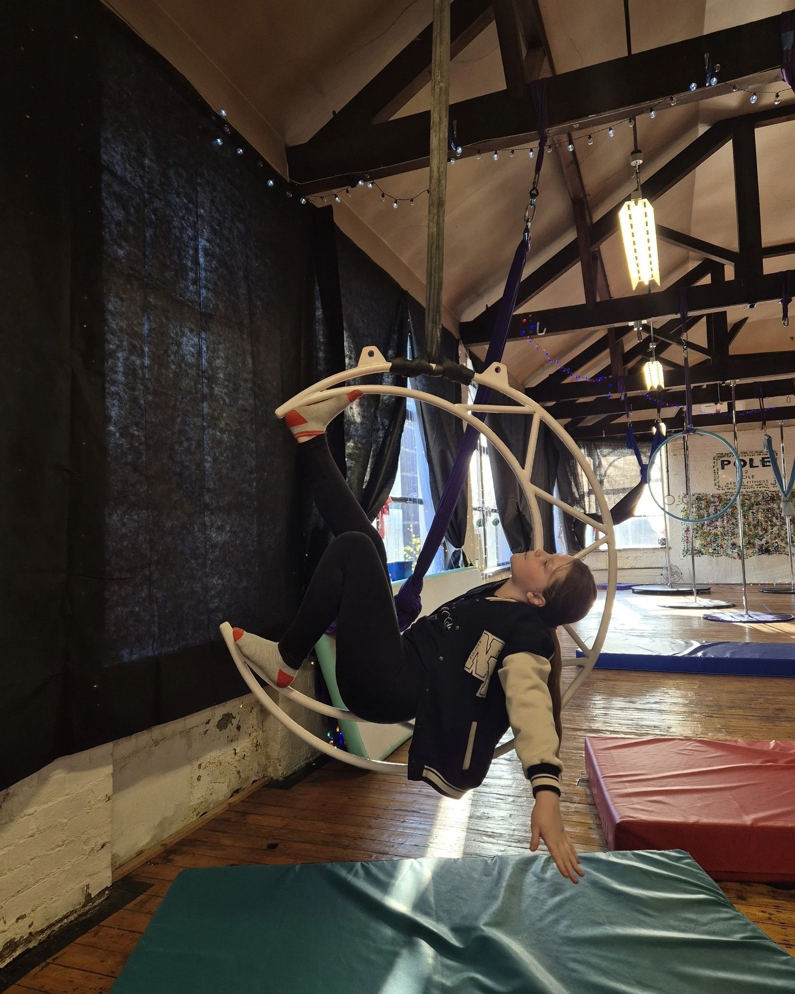 Keep an eye out for our new kids class on a Saturday morning with our instructor @sophias.aerial.land Some weekend fun for those little ones. #kidsclass #aerialkids