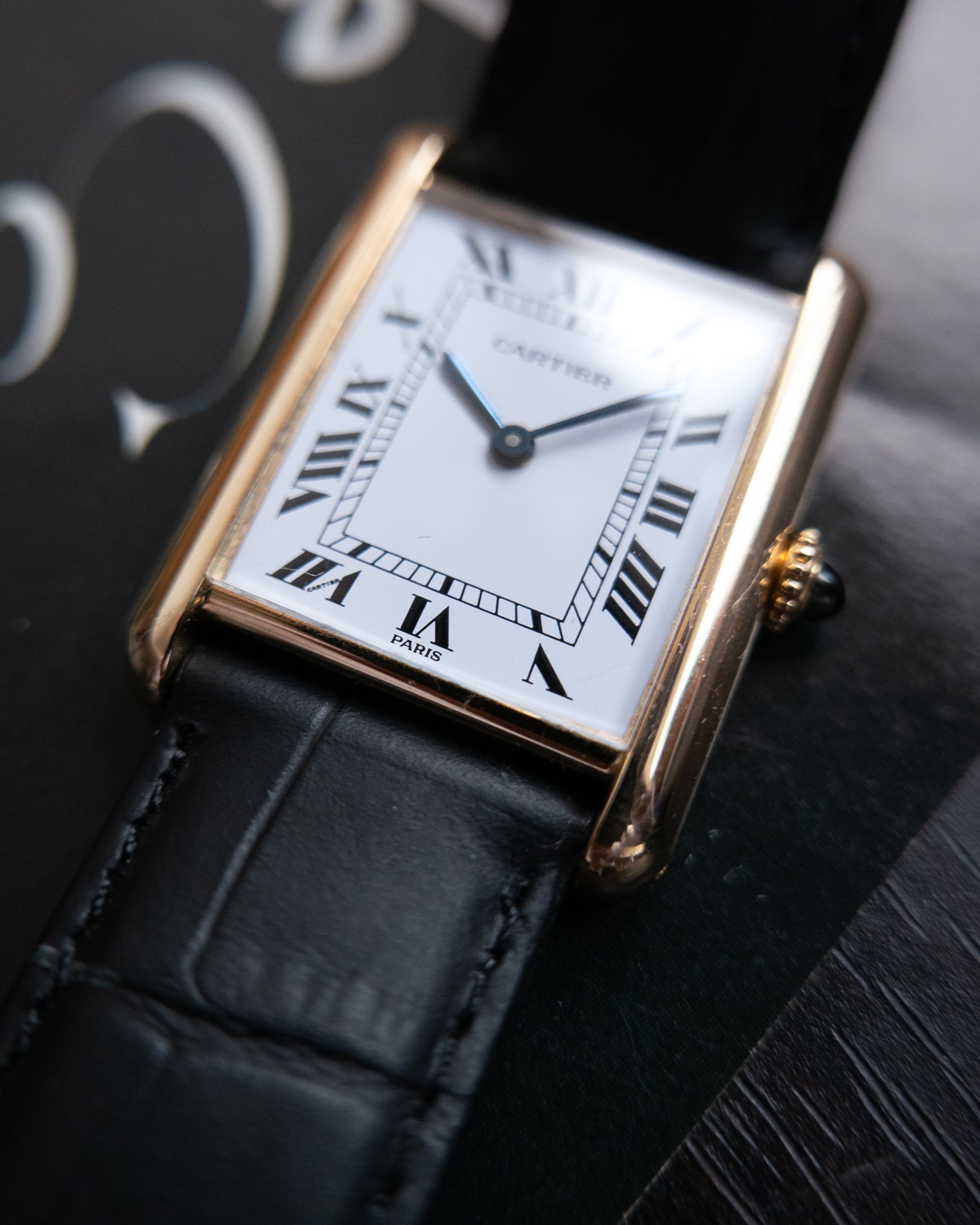Cartier Tank Louis Ref. 78086 - Paris Signed - Solid 18K Gold - On Hold ...