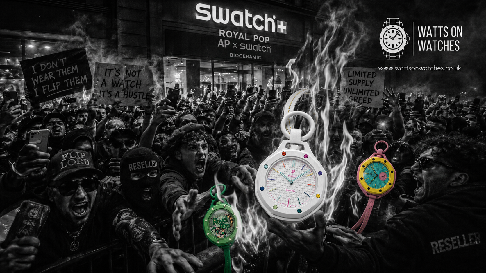 AP x Swatch Royal Pop: When Fun Watches Meet Flipping Culture