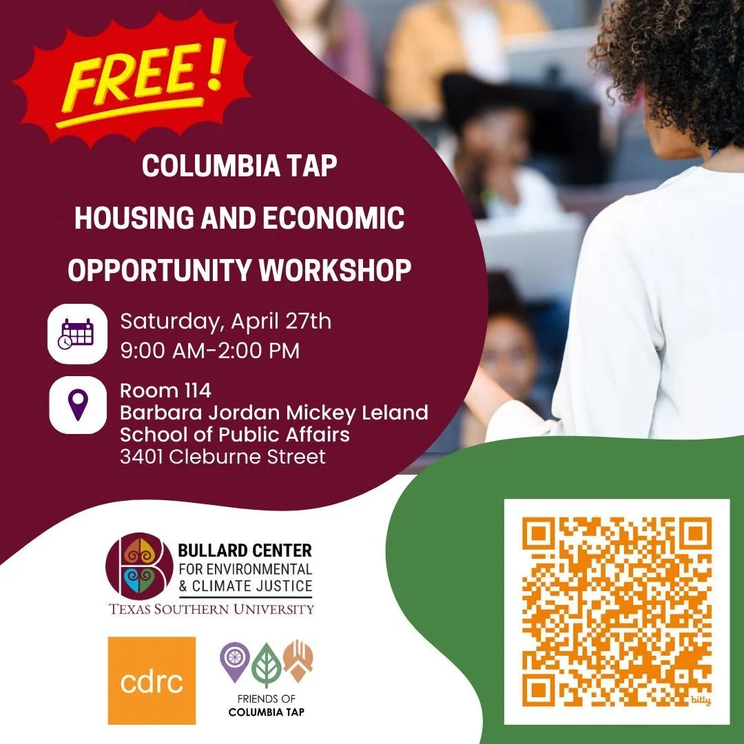 Check Out:  Columbia Tap Housing and Economic Opportunity Workshop