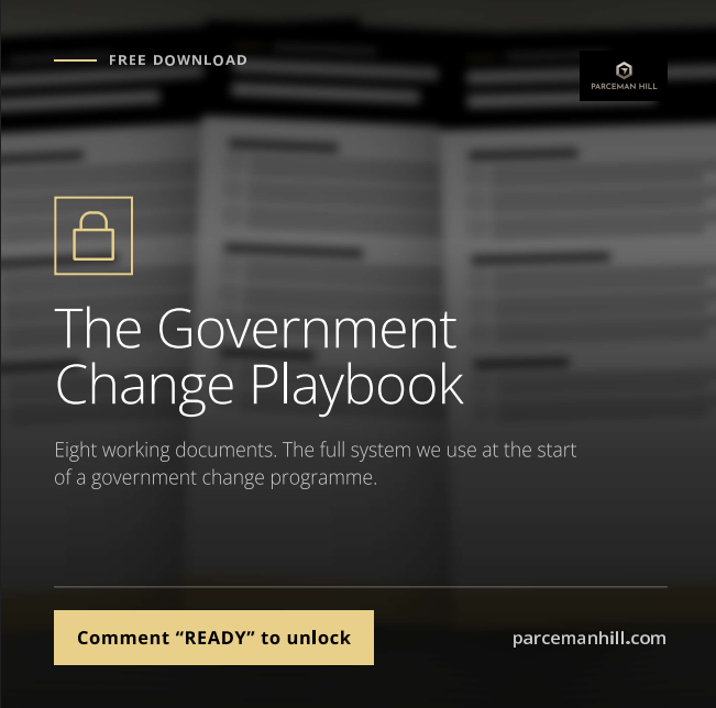 Government Change Playbook