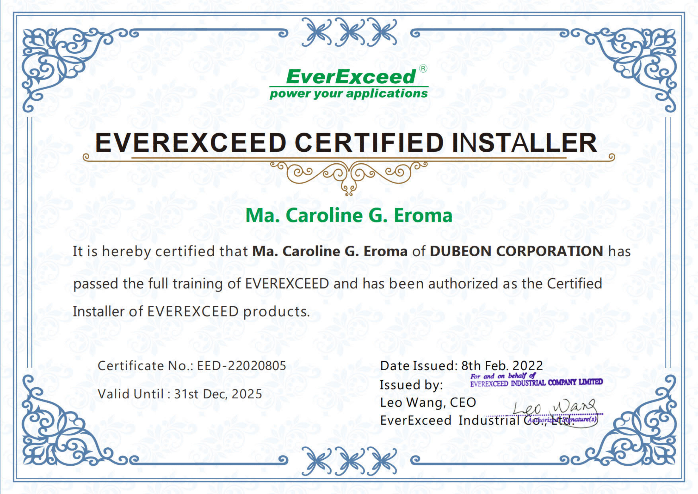 Certified Installer - Dubeon - Ma. Caroline G. Eroma_1-1.png
