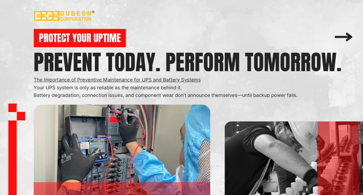 The Importance of Preventive Maintenance for UPS and Battery Systems