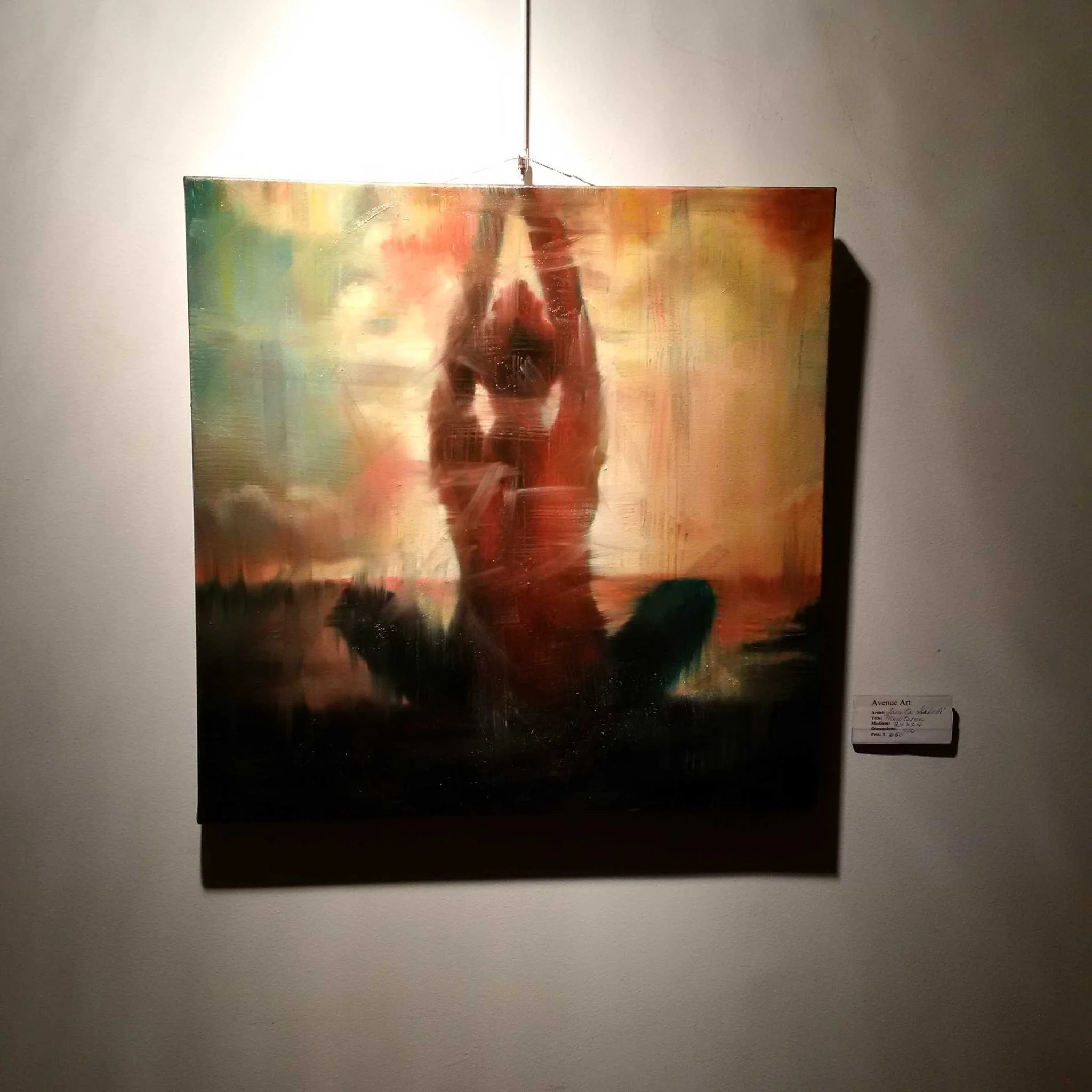 Finalist piece in The Brush Off juried painting competition (2015)