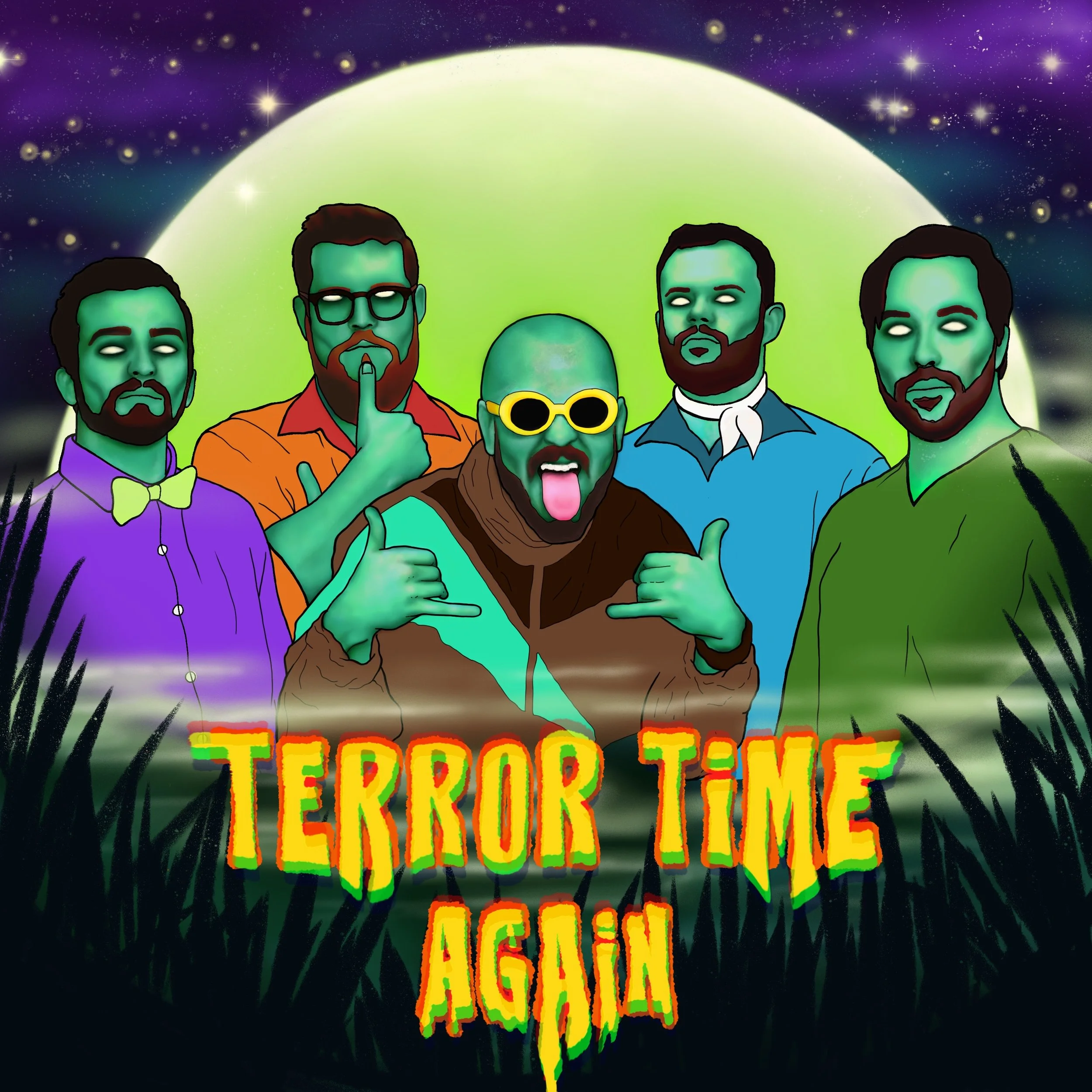 Single Cover Art for Fremont Pike's "Terror Time Again"   (2022)