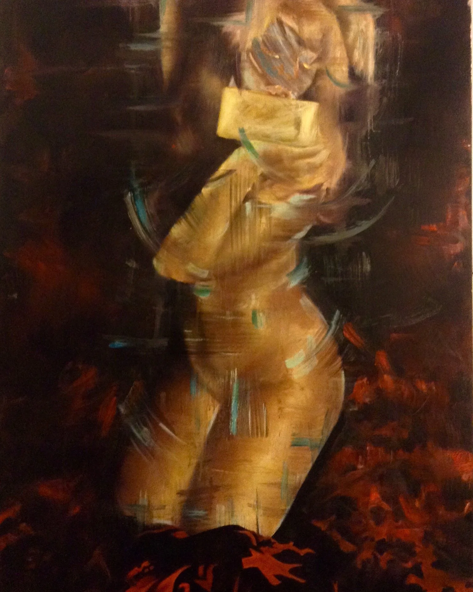 Finalist piece in The Brush Off juried painting competition (2015)