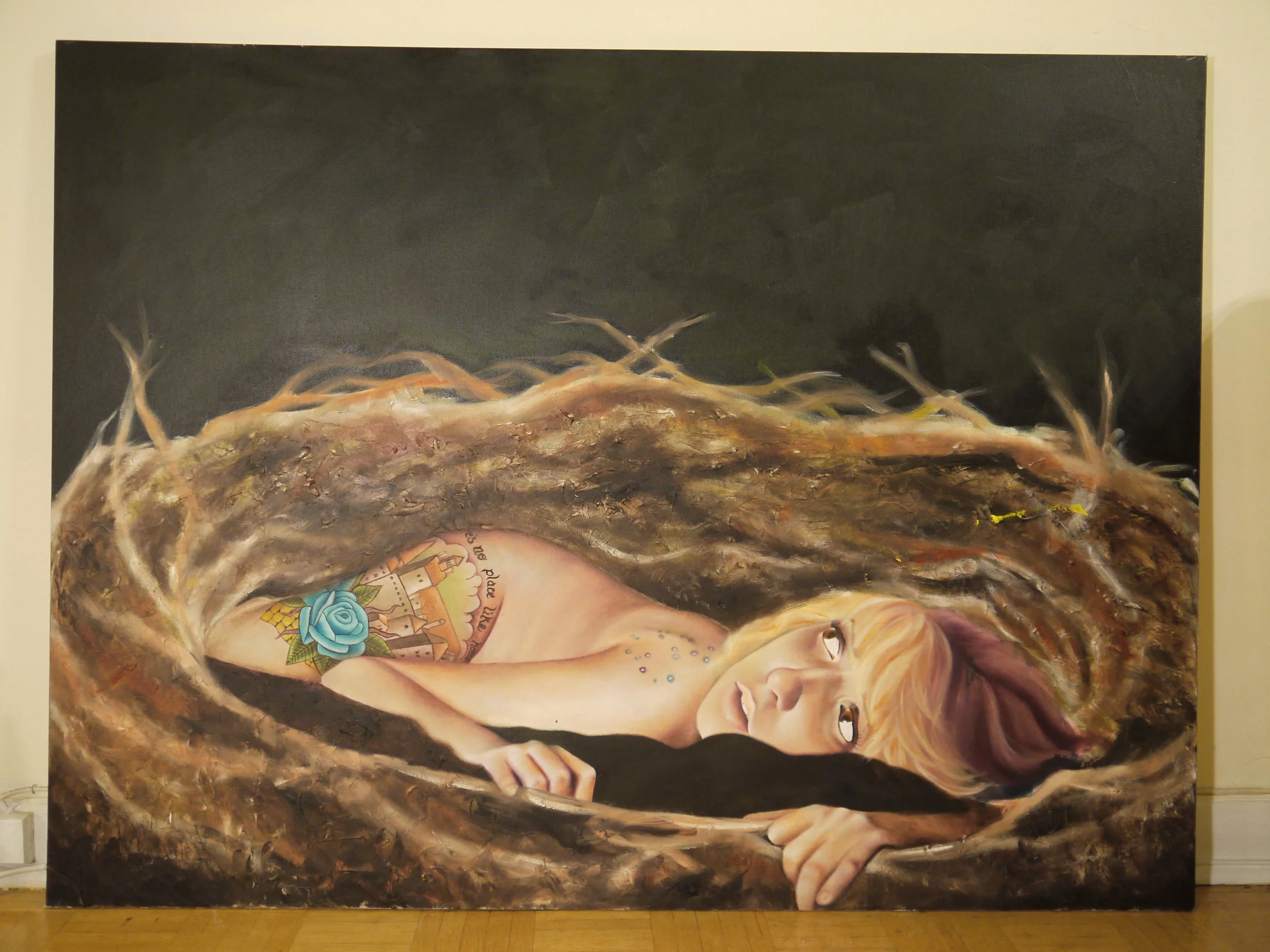 Nest. 36"x60" oil on canvas (2015)