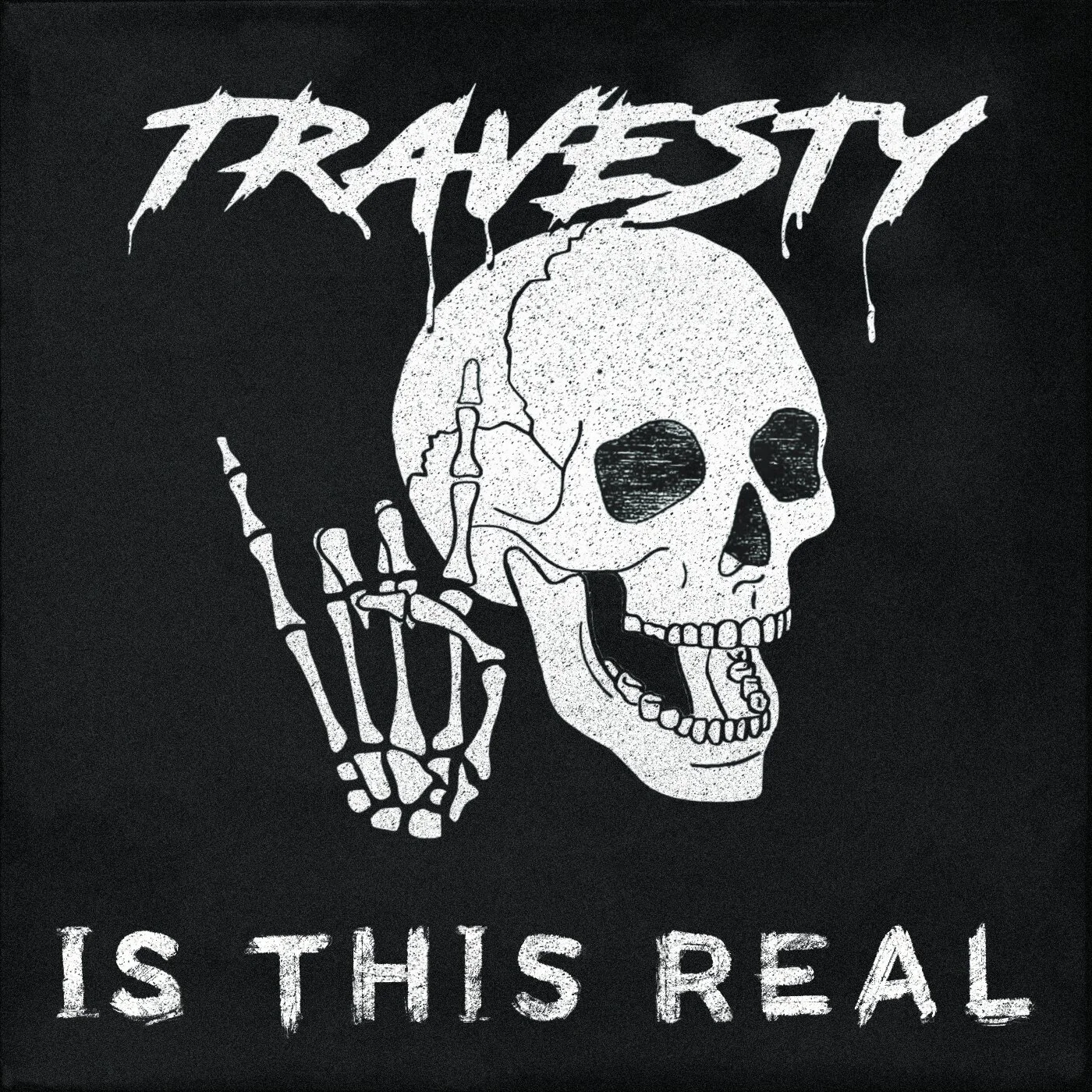 Layout for Travesty's Album "Is This Real" (2022)