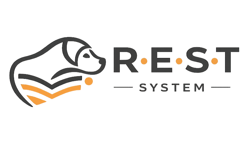 Logo des Systems 'Forest' mit einem stilisierten Tierkopf und dem Text 'FOREST SYSTEM'.