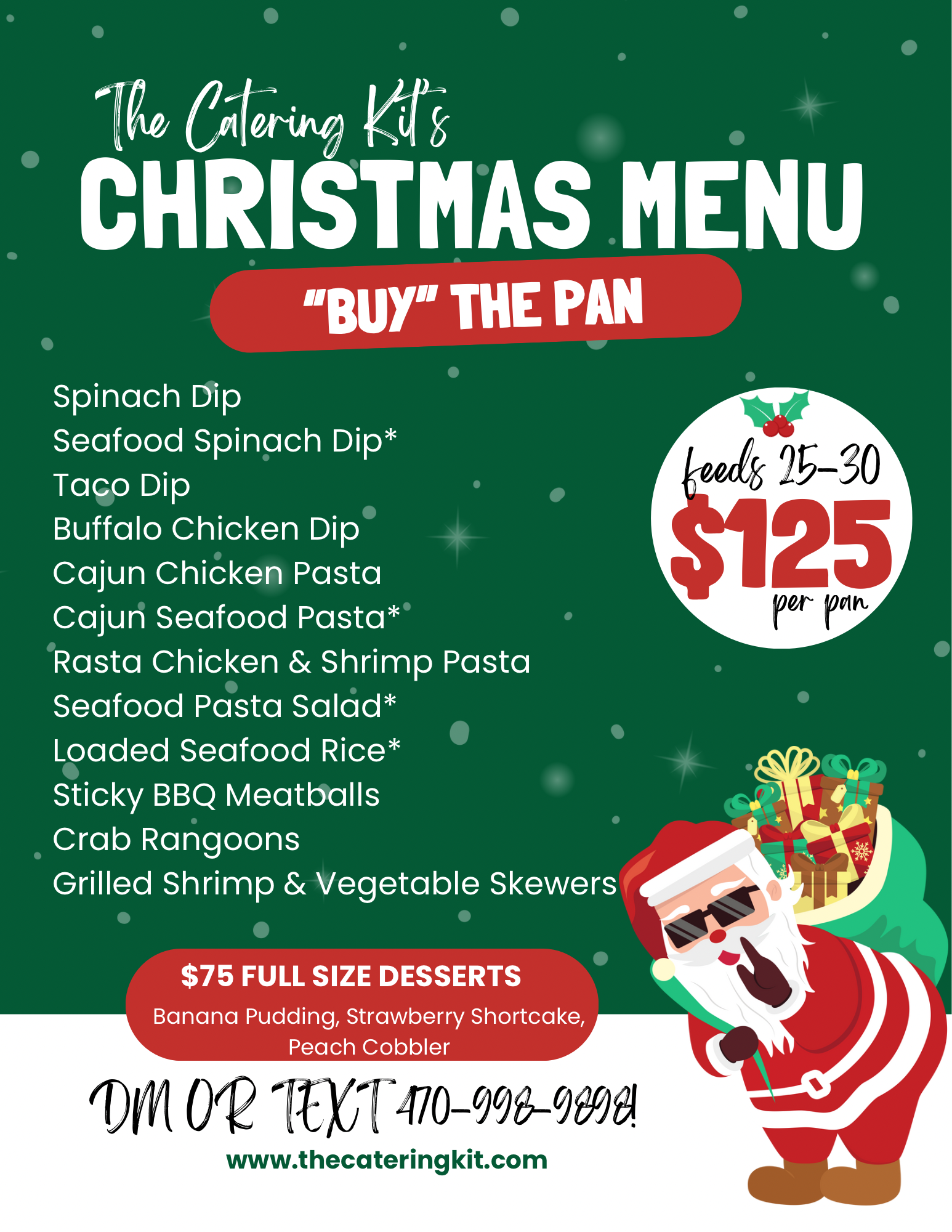 Green and Red Illustrated Secret Santa Gift Exchange Flyer.png