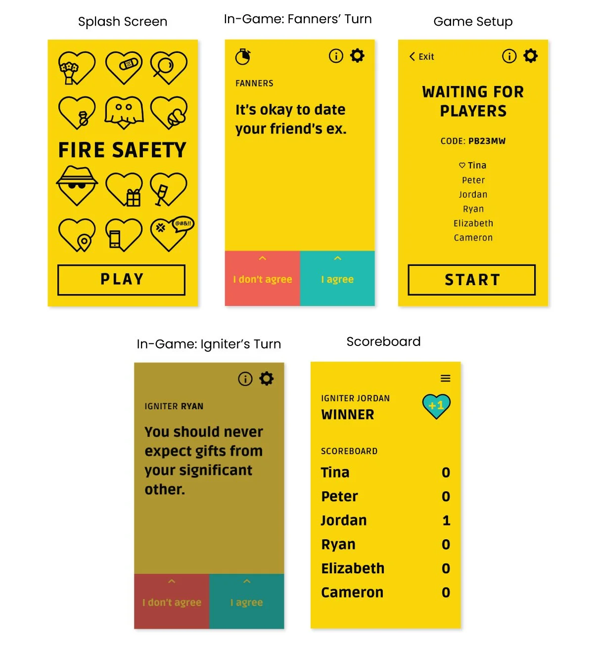 Fire Safety final screens