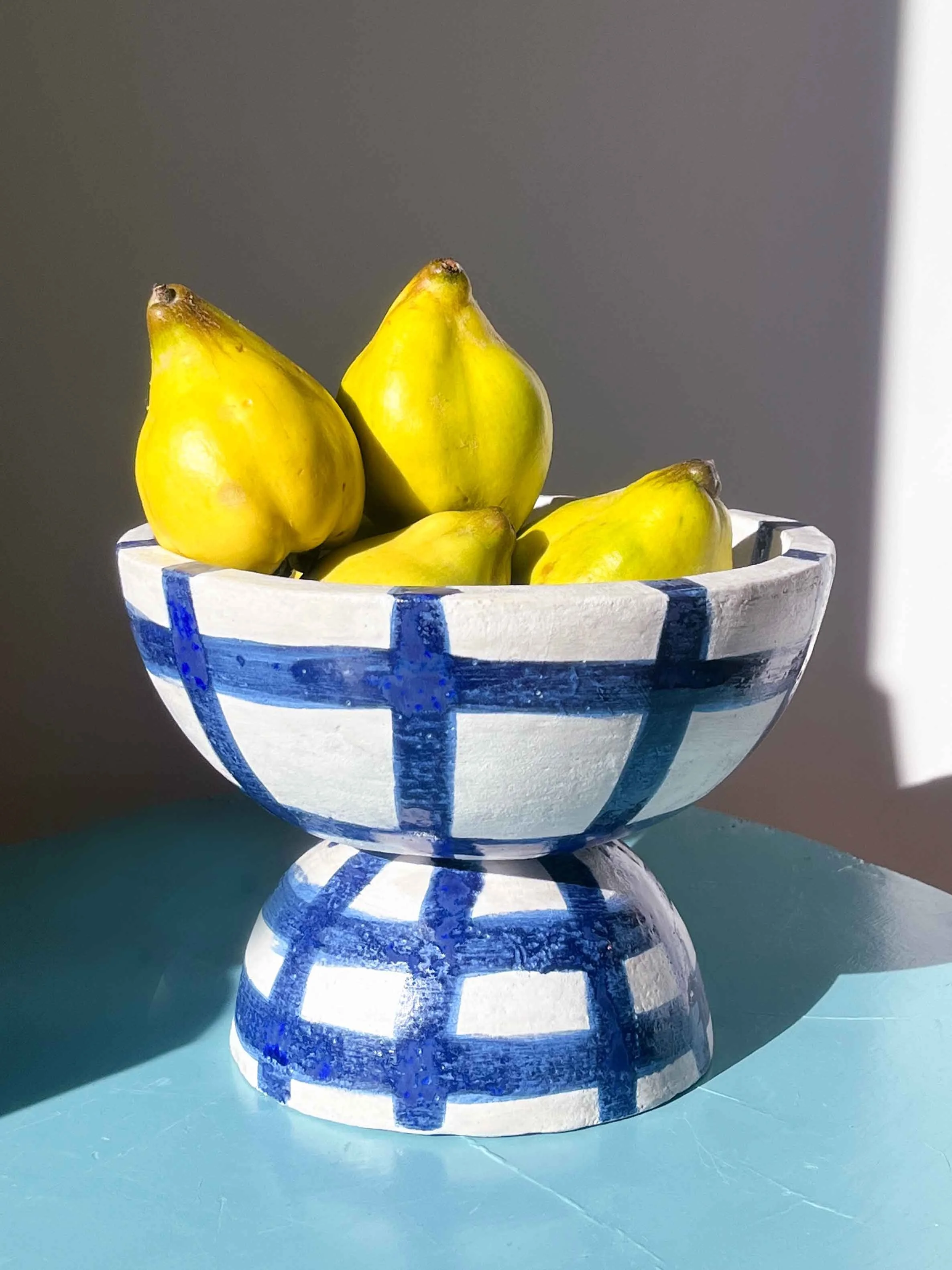 Doppelschale kariert