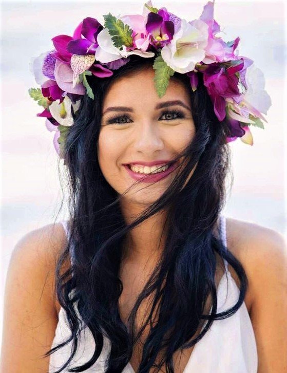 White Pink Orchid Flower Crown, Orchid Crown, Tropical Floral Crown, Tropical Wedding, Tropical Flower Headpiece, Palm Leaves Hair comb - .br White Pink Orchid Flower Crown, Orchid Crown, Tropical Floral Crown, Tropical Wedding, Tropical Flower Headpiece, Palm Leaves Hair comb - .br