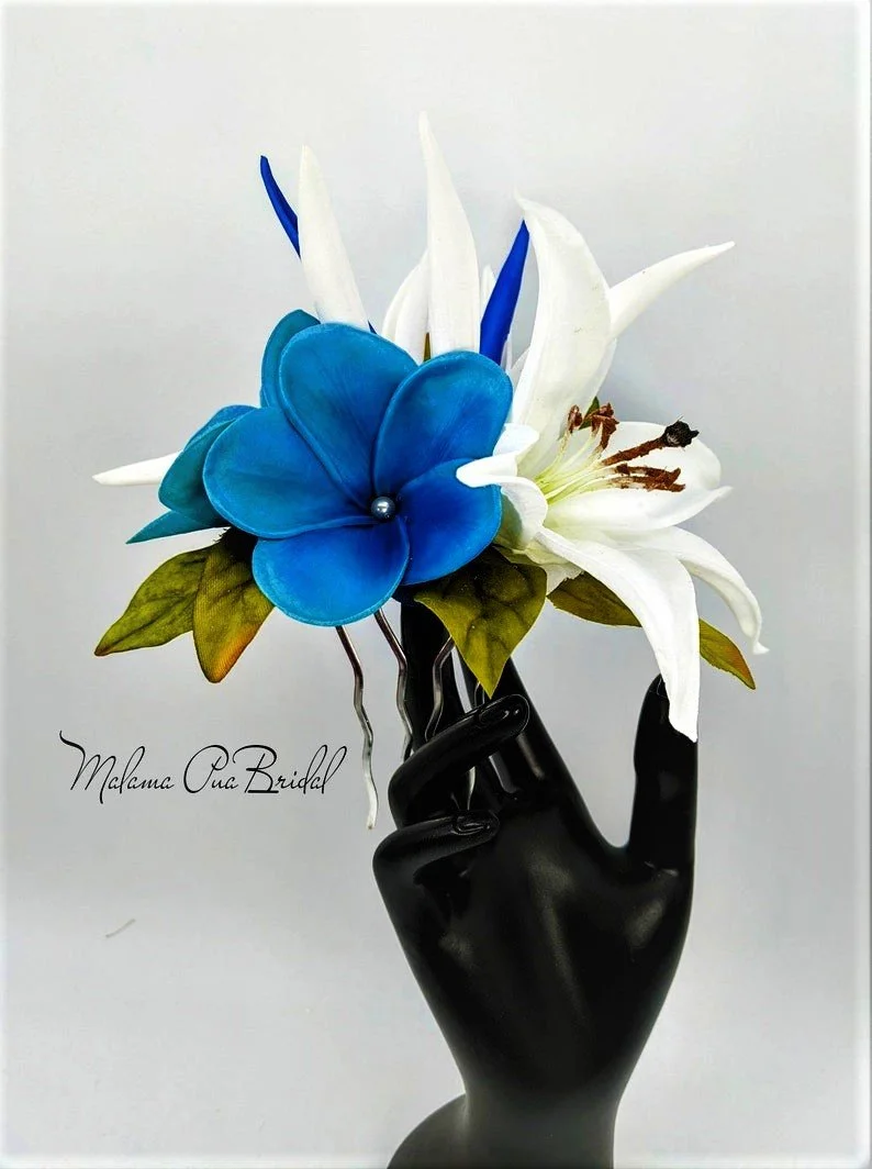 plumeria headpiece