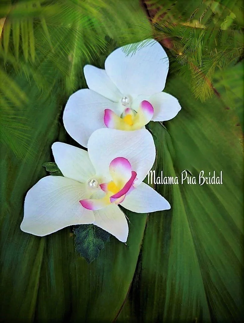white orchid hair pin with pearl88 (4).jpg