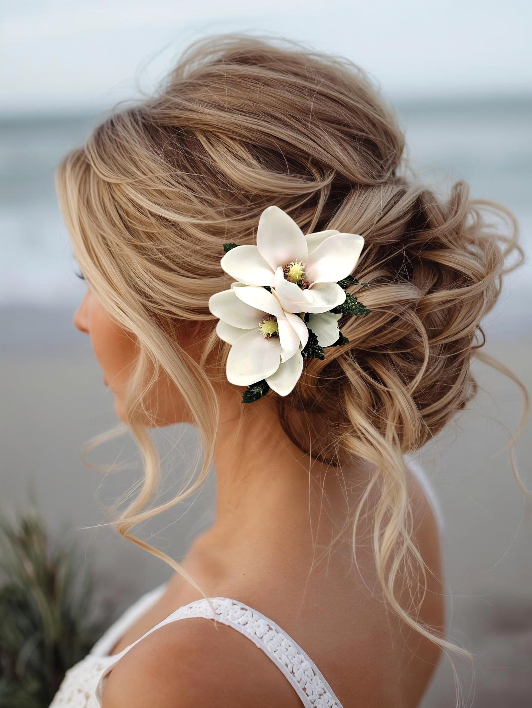 Real Touch Magnolia Hair Comb