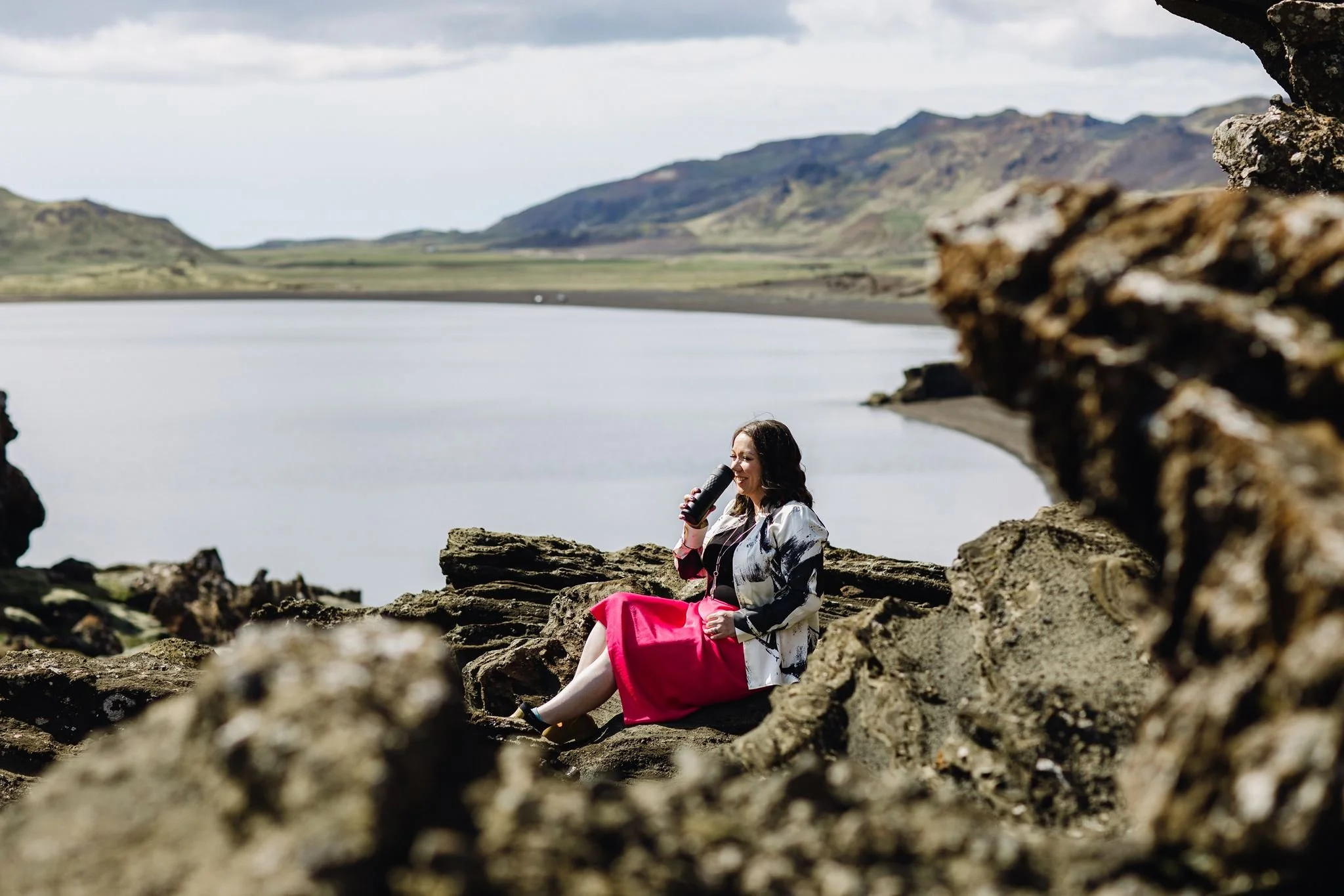 Personal Brand photoshoot in Iceland for an author and upcoming book launch marketing