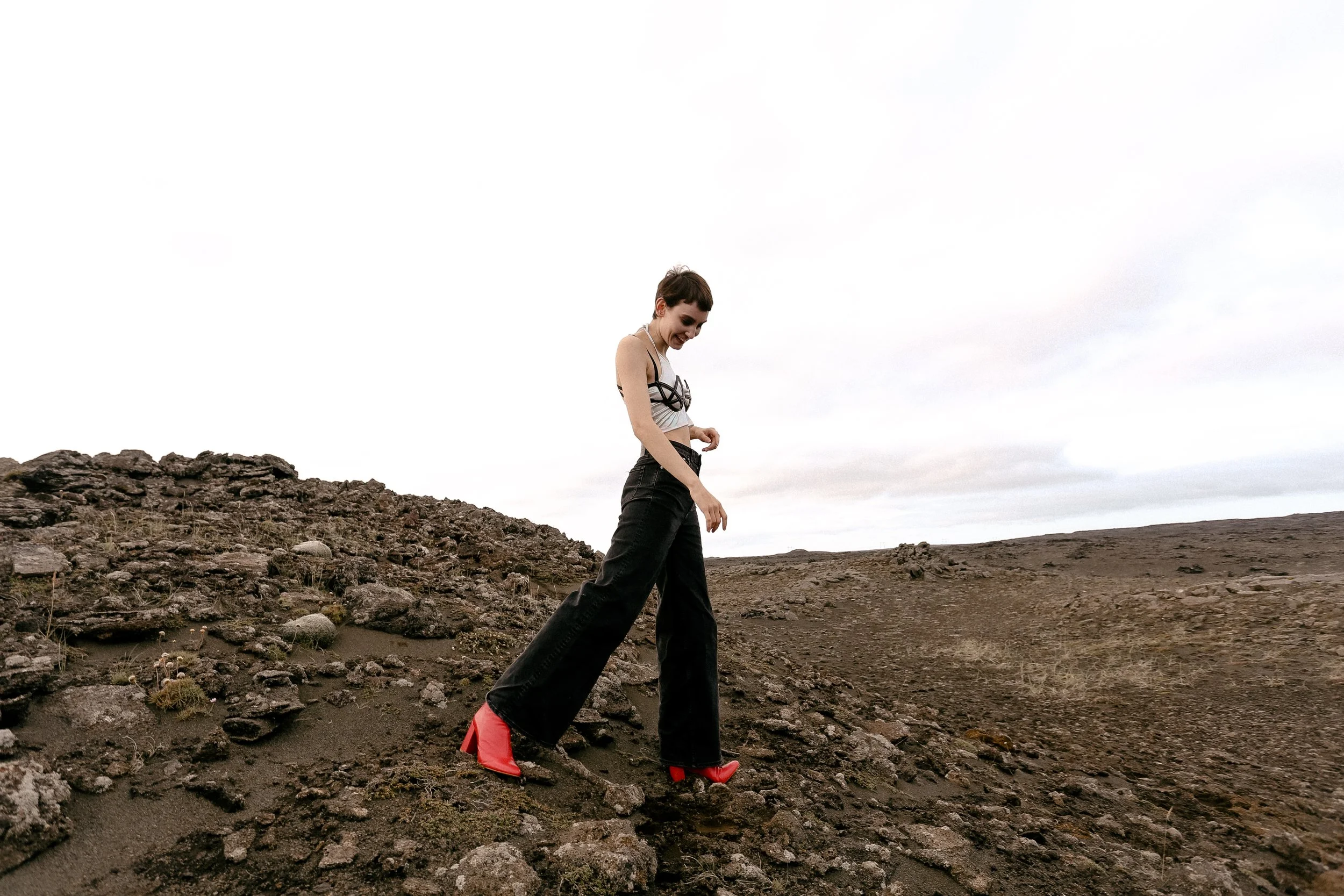 fashion editorial photo in iceland by steph zakas