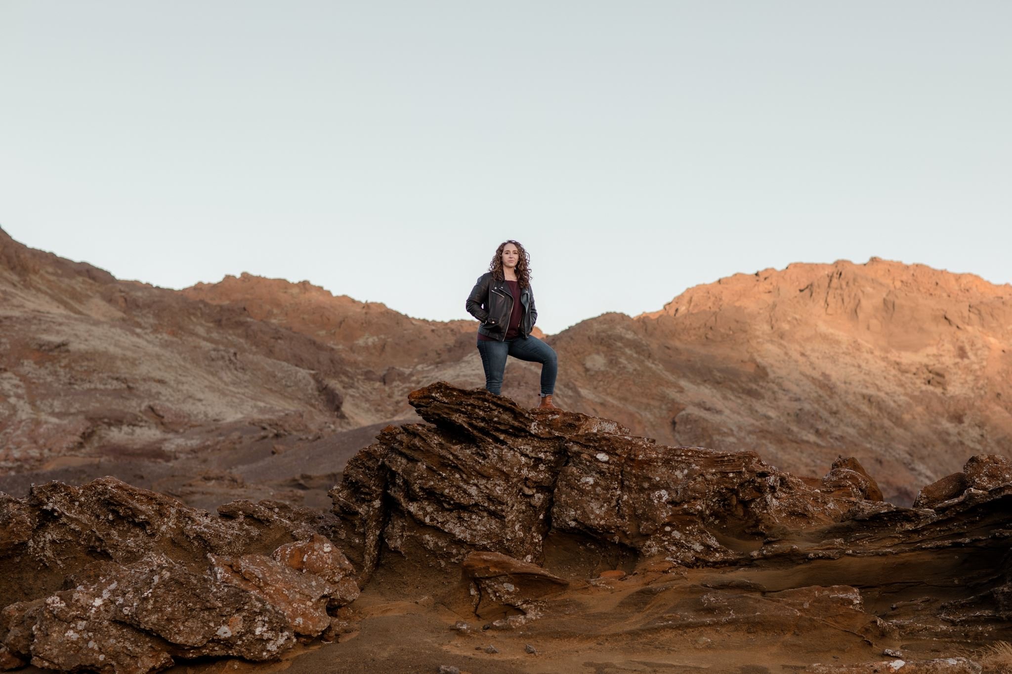 personal brand photoshoot in Iceland at volcanic location