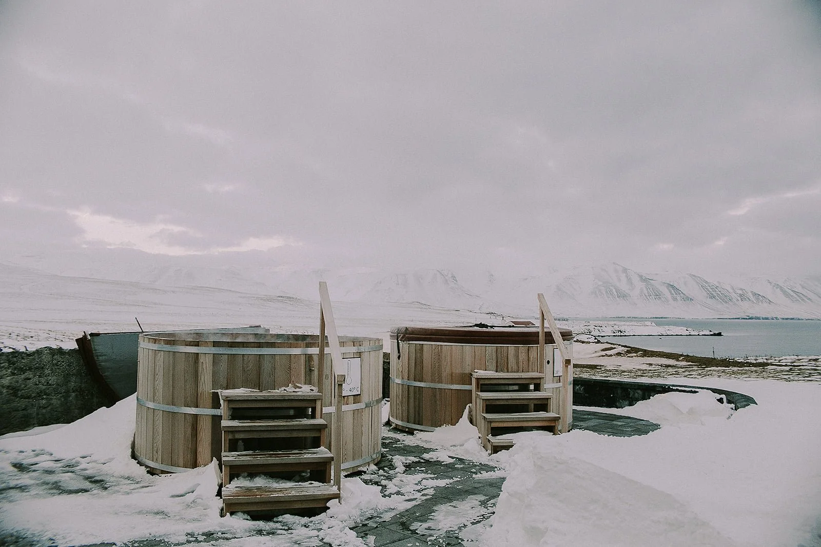Brand photoshoot in Iceland at The Beer Spa