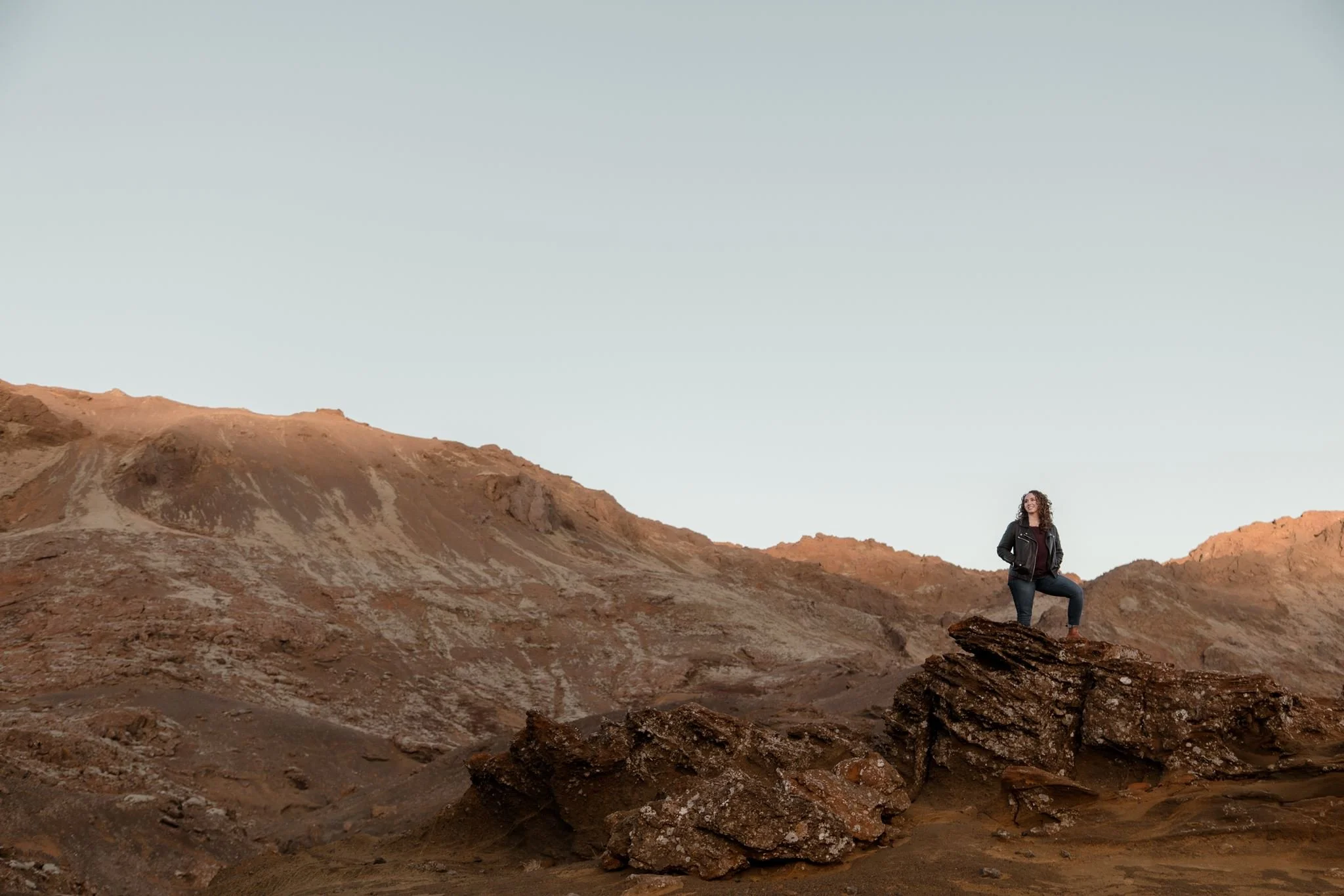 personal brand photoshoot in Iceland at volcanic location