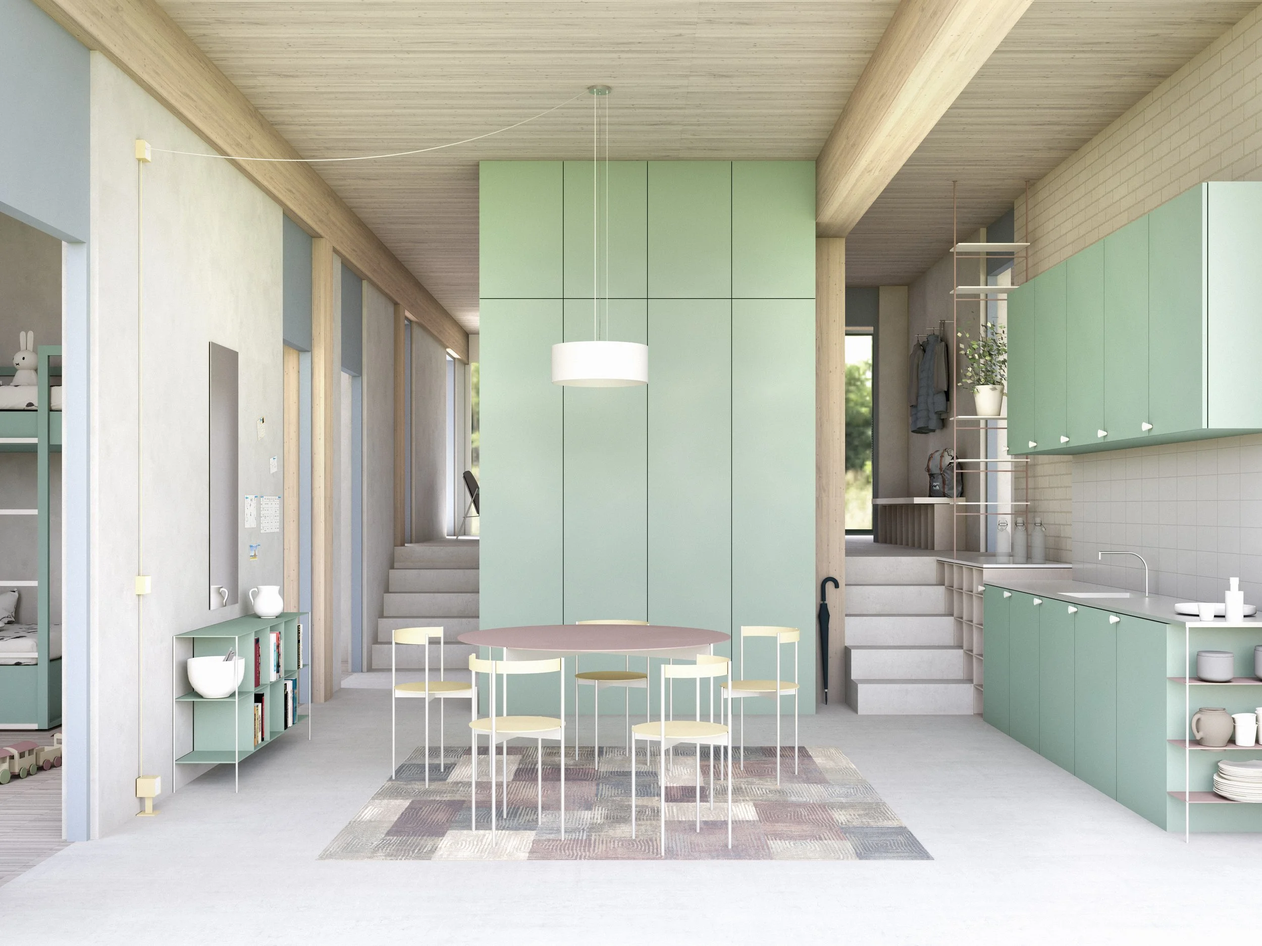 Wohnung mit Splitlevel