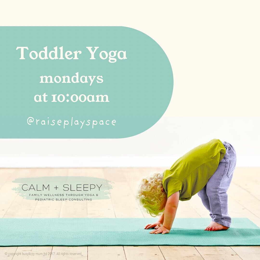 Perfect way to start the week with yoga poses, songs, and stretches! Shannon, of @calm_and_sleepy, is sure to get you moving and grooving with your littles!