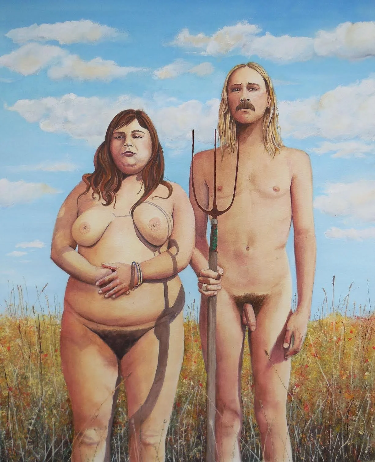"Dick and Jane" 16X20 in.