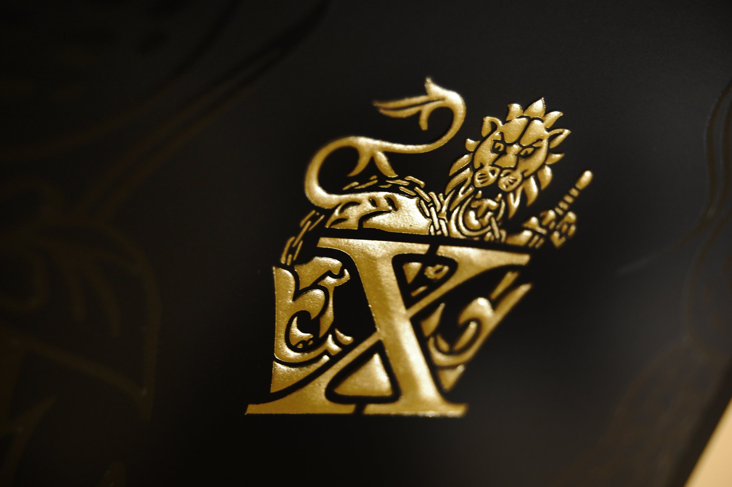 // Gold Hot Foil logo