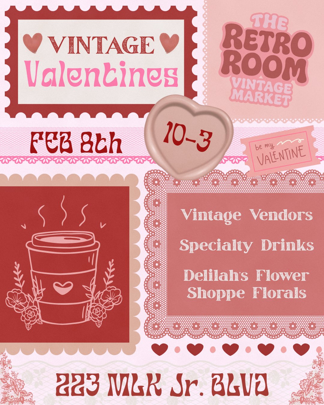 Vintage Valentine's Market with The Retro Room