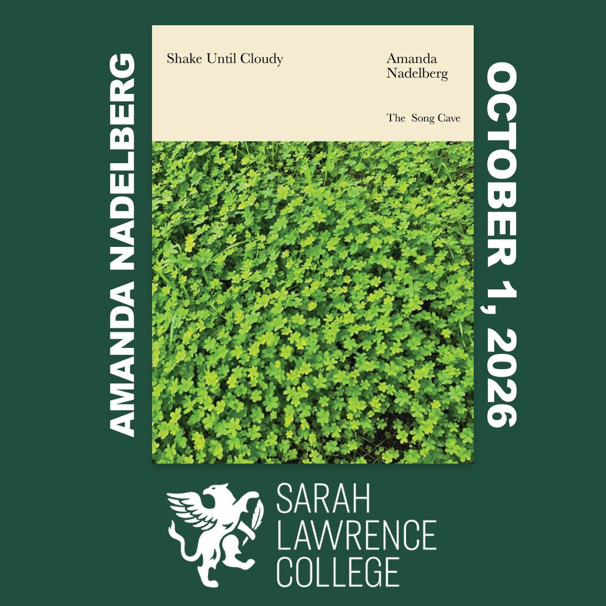 Amanda Nadelberg Poetry Reading