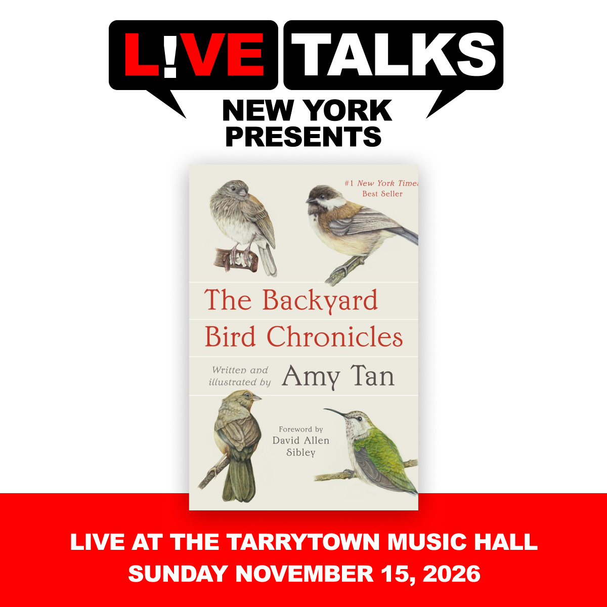 Amy Tan Live at the Tarrytown Music Hall