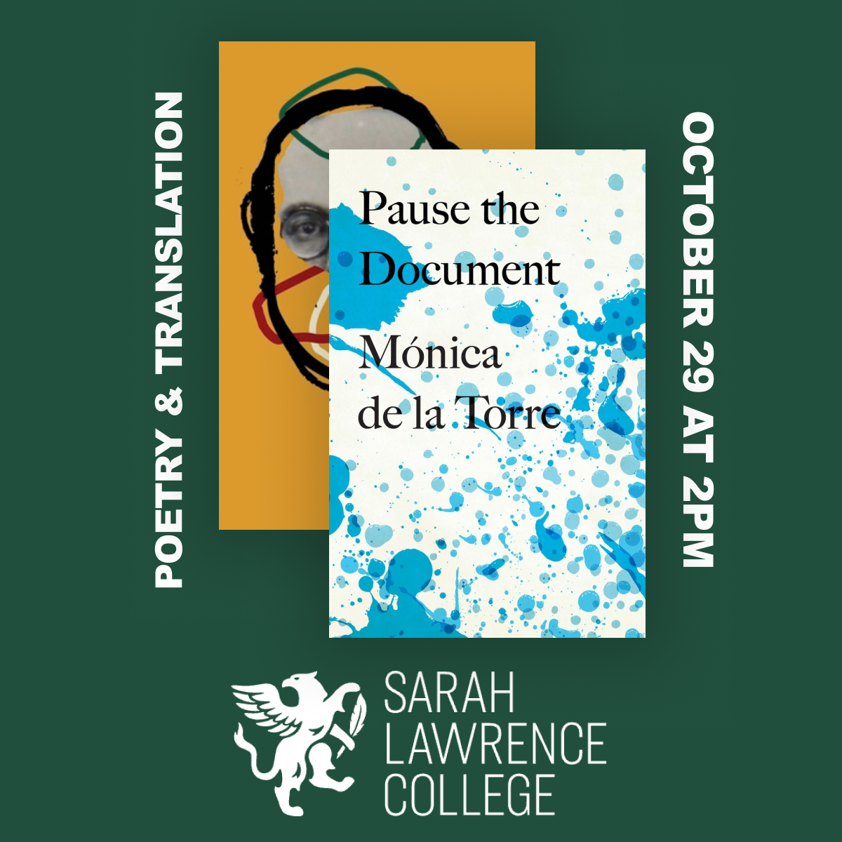 Poetry &amp; Translation Reading: Patricio Ferrari and Mónica de la Torre