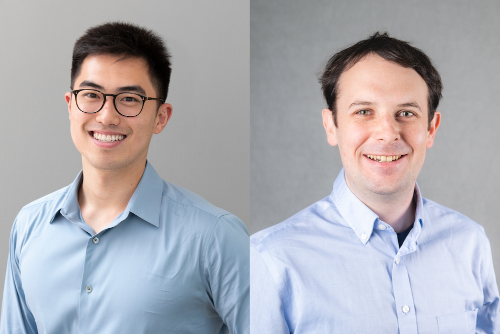 Photo: Shiwei Mitchell-Wang (left) and Teddy Warner (right)