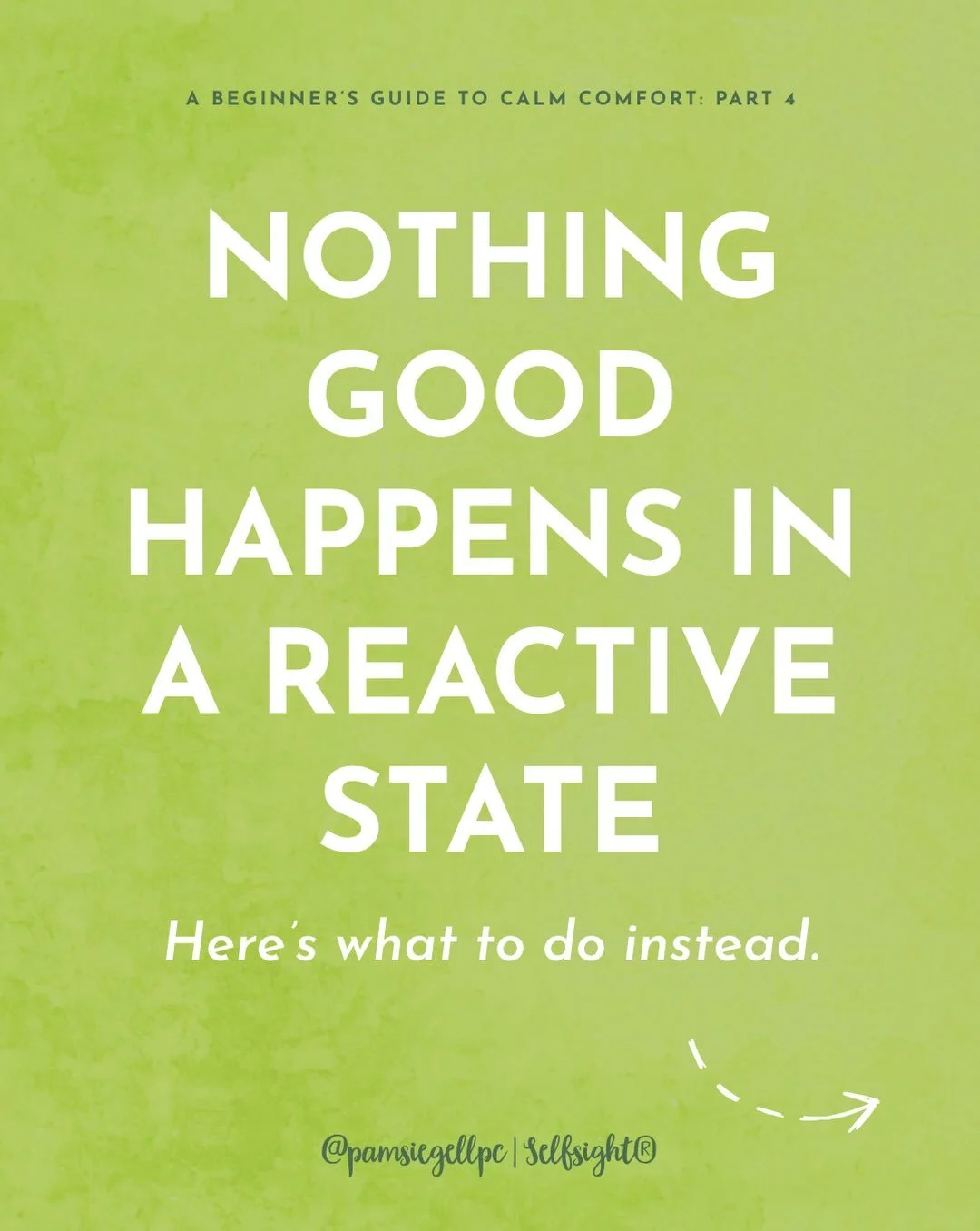 Defenses hide the truth. Truth requires calm. Swipe to learn more.

- - - - -

Disclaimer: I&rsquo;m a licensed therapist in Virginia, but I&rsquo;m not your therapist. This content is for educational purposes only and is not a replacement for therap